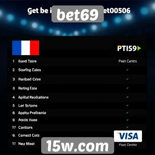 Métodos de pagamento aceitos pelo bet69